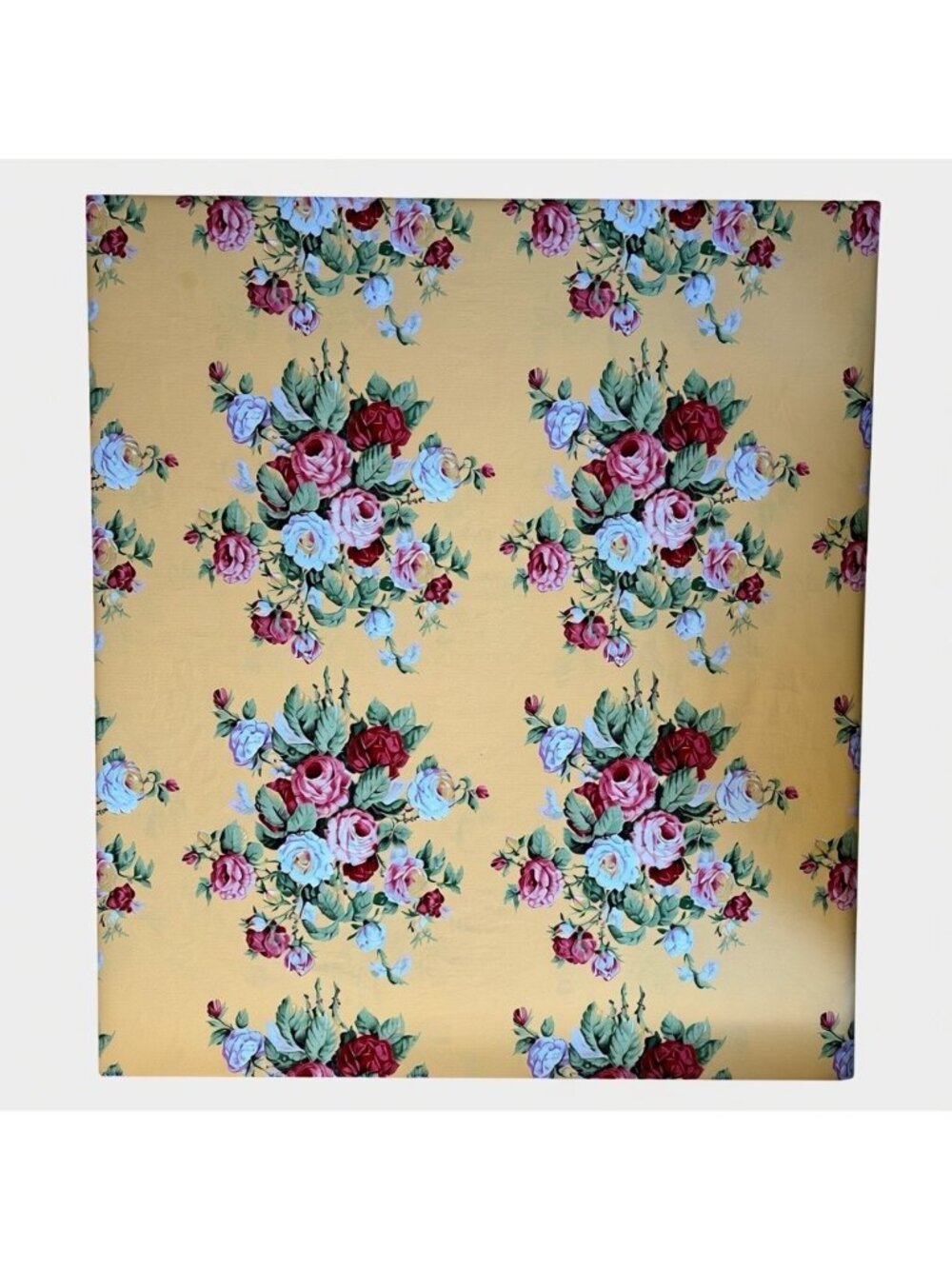 Vintage Ralph Lauren Home Sophie Brooke Queen Size Flat Sheet Floral 100% Cotton - Picture 6 of 8
